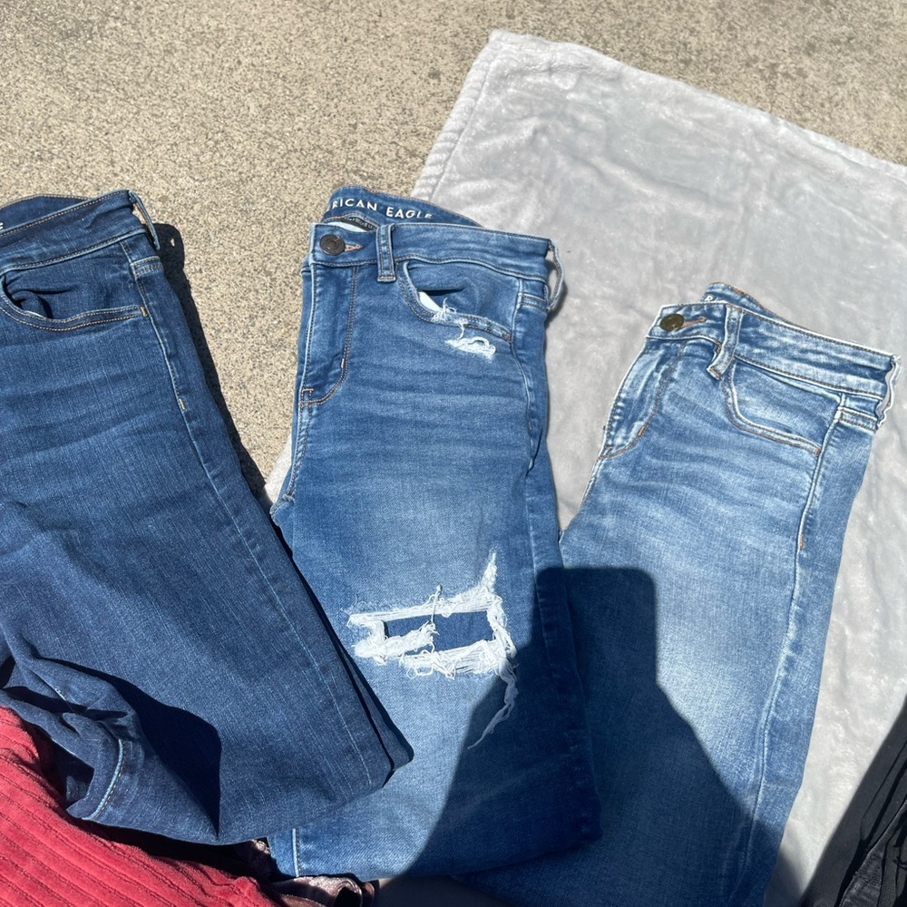 American Eagle Outfitters Women's Blue Jeans